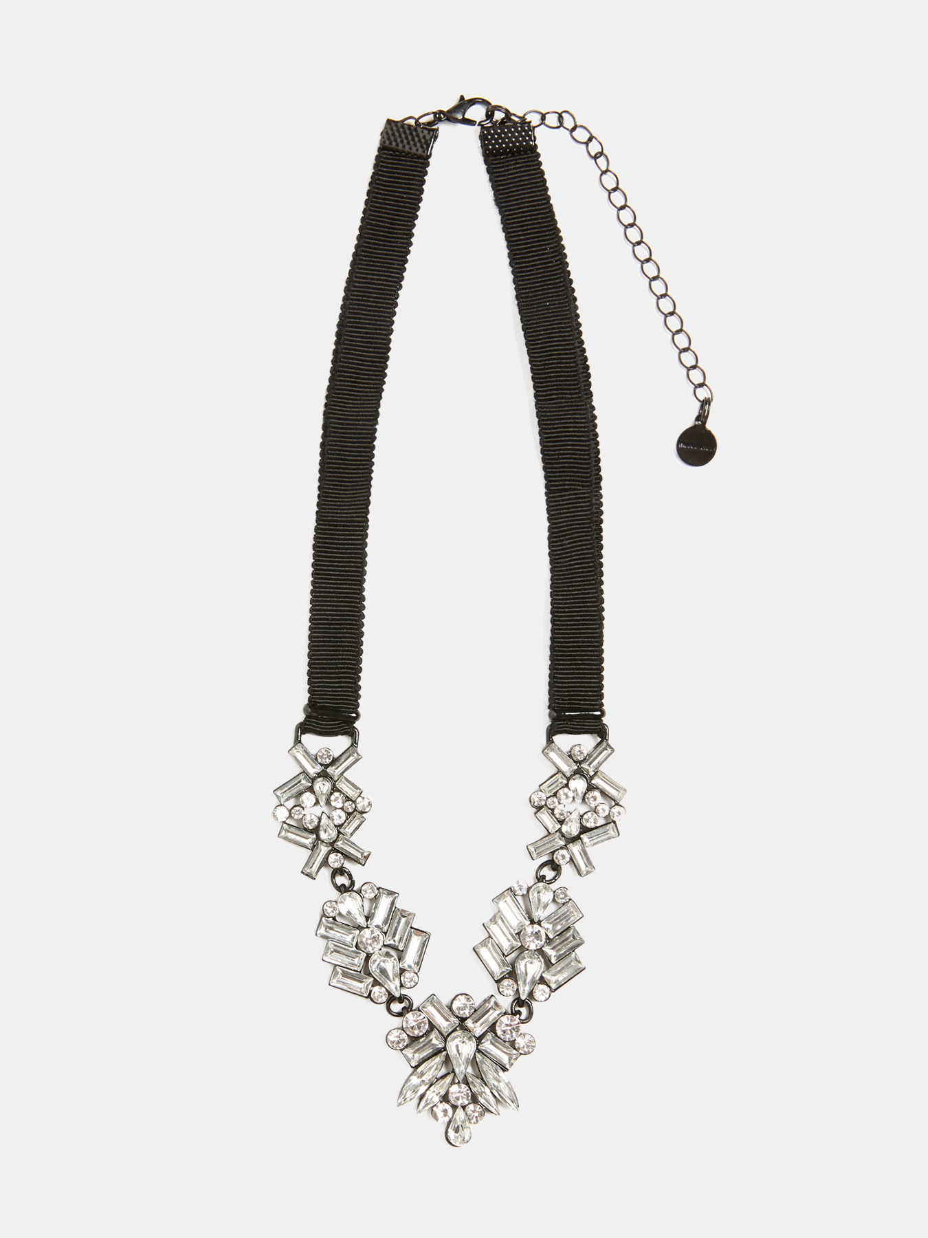 Halskette aus Gros mit Steinen image number 0