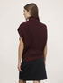 Wool blend knit waistcoat image number 1