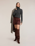 Knit turtleneck with crystal stones image number 2