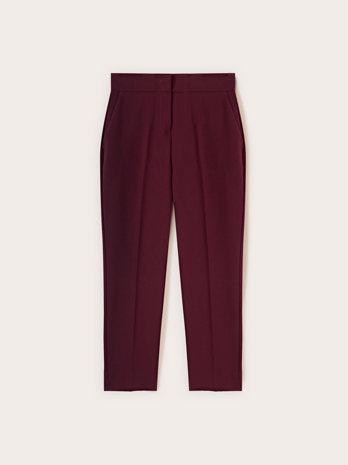 Hochgeschnittene Karottenhose image number 3