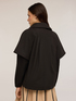 Satin-Bomberjacke mit abnehmbarem Cape image number 1