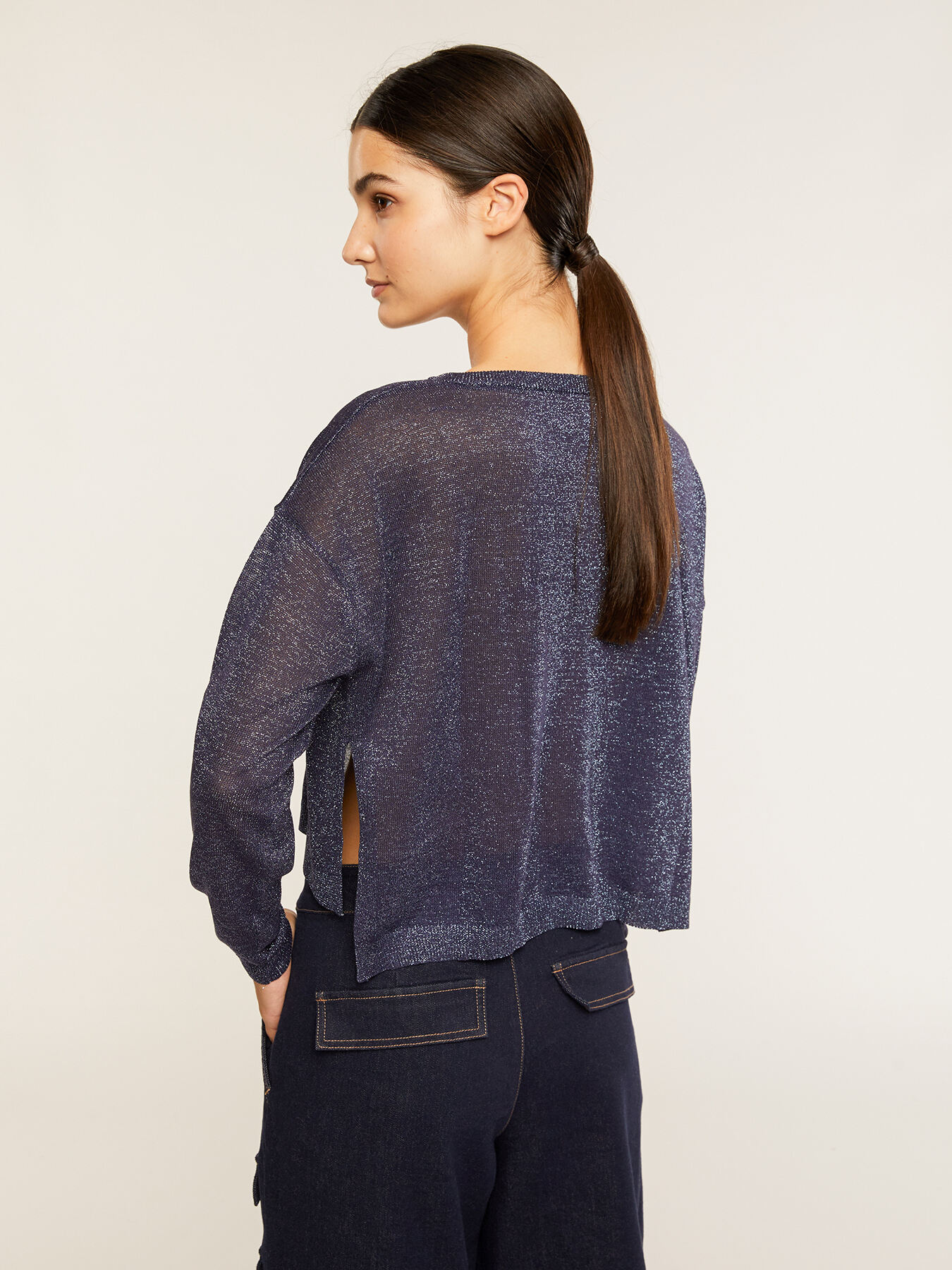 Maglia over lurex image number 1