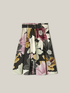 Floral patterned circle skirt image number 3