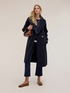 Double-breasted wool blend coat with belt image number 3