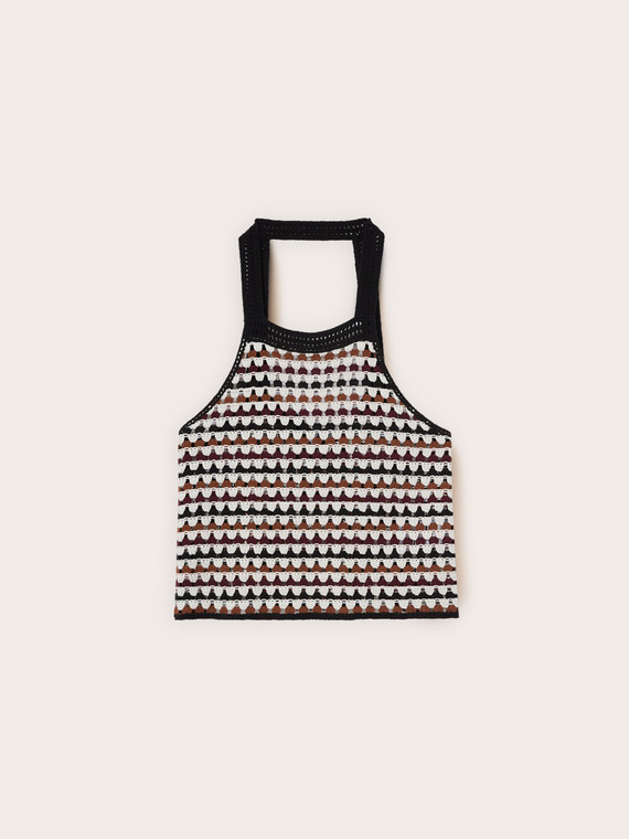 Geh&auml;keltes Crop-Top