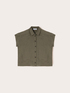 Camicia maniche corte in lino image number 4