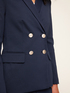 Jachetă tip blazer la două rânduri de nasturi cu cusătură Milano image number 2