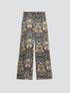 Pantalones anchos con motivos de flores image number 3