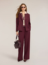Double-breasted blazer with covered buttons image number 2