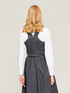 Gilet in denim gessato image number 1