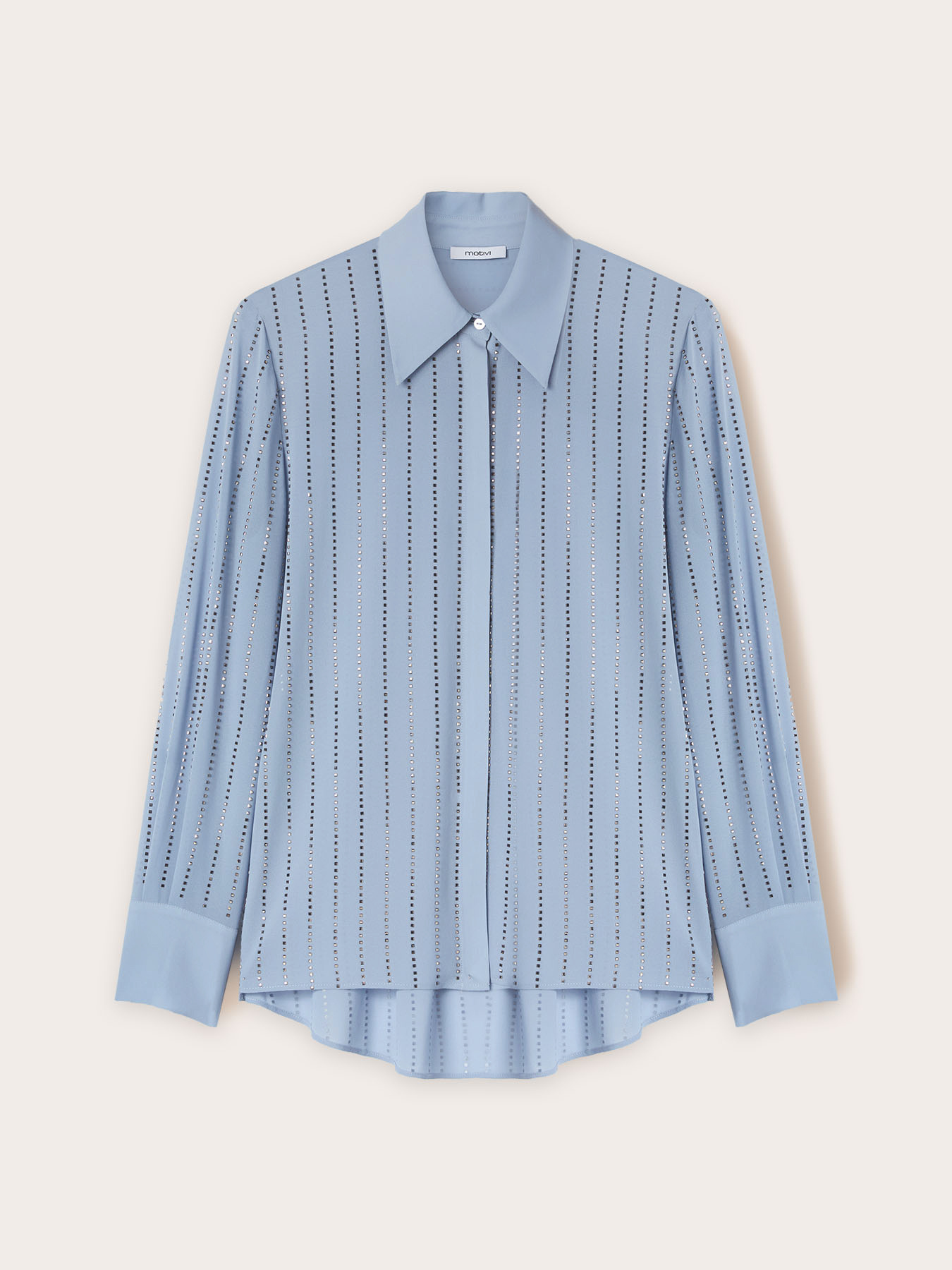 Shirt with micro studs image number 5