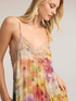 Maxikleid aus plissiertem Chiffon mit Print image number 3