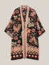 Jachetă kimono cu imprimeu cașmir image number 3