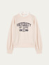 Sweatshirt with lettering feature image number 3