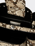 Bucket bag with snakeskin-print tassels image number 4