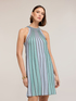 Rochie scurtă din tricotaj pliseu lurex image number 2