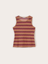 Knit top with chevron print image number 4