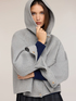 Wool-blend cloth jacket with hood image number 3