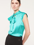 Blouse avec n&oelig;ud satin image number 0