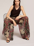Chain patterned pleated trousers image number 2