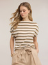 Lurex striped T-shirt image number 0