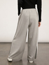Neoprene effect palazzo trousers image number 1