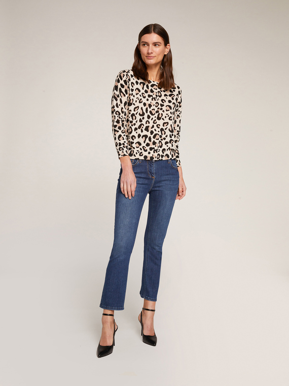 Motivi Jeans kick flare Kaia Donna Blu