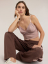 Crop top in tulle with micro-rhinestones image number 3