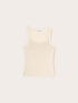 Ribbed jersey top with rhinestones image number 4
