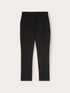 Pantaloni regular din material crep image number 4