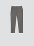 Solid colour stovepipe trousers image number 3
