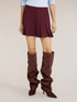 High-waisted twill shorts with pleats image number 2