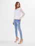 Skinny-Jeans mit Strassregen image number 1