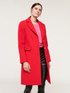Long solid coloured cloth coat image number 2