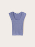 Slim-fit ribbed lurex knitwear image number 4