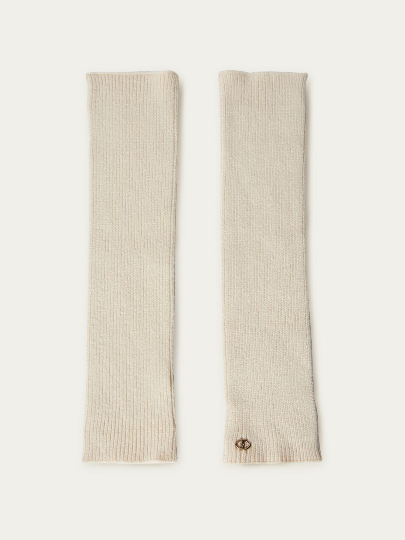 Viscose blend knit arm warmers image number 0