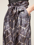 Abstract patterned satin cropped jumpsuit image number 2