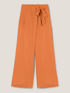 Viscose linen sarong-effect trousers image number 4