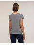 Gestreiftes T-Shirt mit Patch image number 1