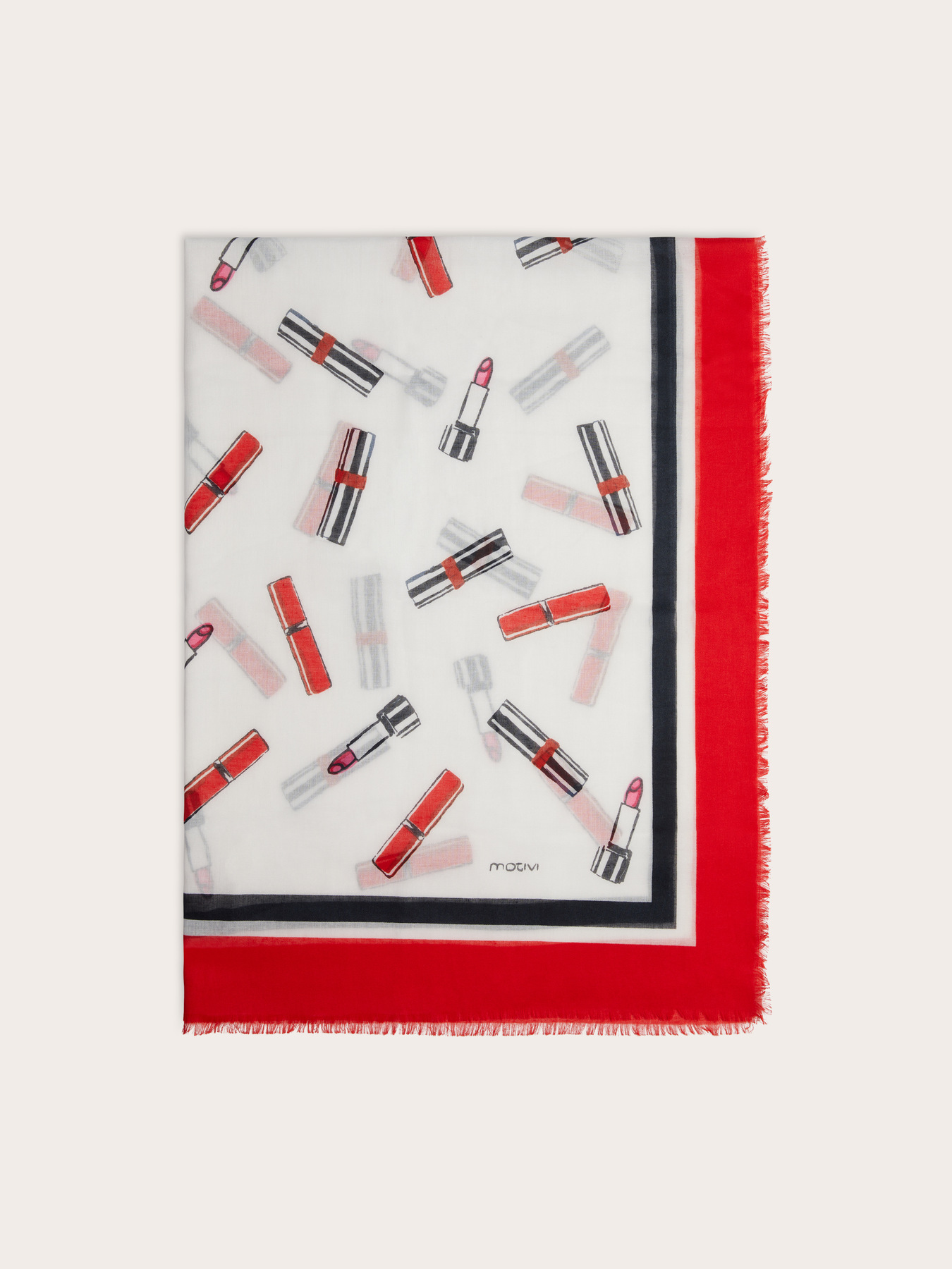 Lipstick pattern stole image number 0