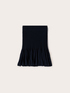 Minigonna flared in maglia image number 4