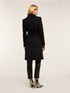 Manteau mi-long avec ceinture en laine m&eacute;lang&eacute;e image number 1