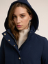 Down jacket with removable hood image number 3