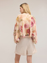 Blouse in silk blend chiffon with print image number 1