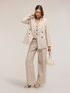 Double-breasted linen blazer image number 0