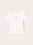 T-shirt con arricci image number 4