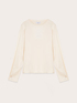 Bluse mit Perlenmanschettenkn&ouml;pfen The Tailoring Lab image number 4