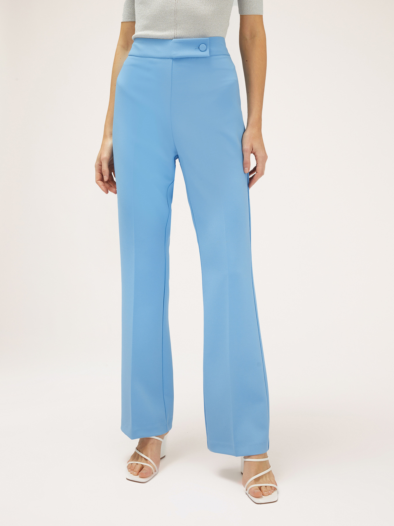 Crepe fabric suit trousers image number 0