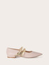 Ballerina flats with shimmer straps image number 1