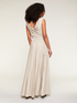 Drapiertes langes Kleid aus Lurex image number 1